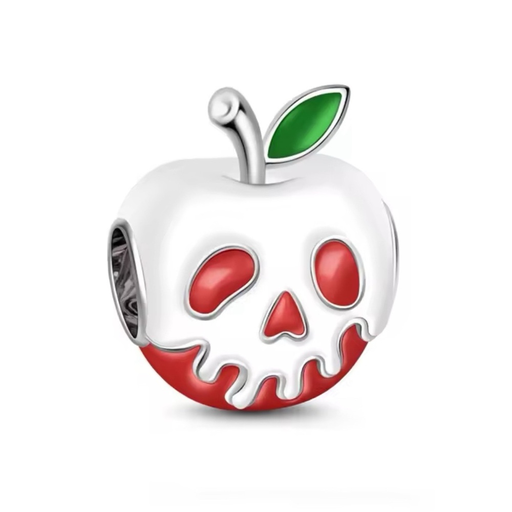 NEW snow white poison apple pandora style charm